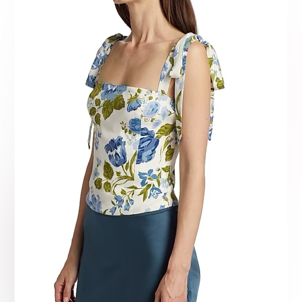 Reformation Ellora Floral Top